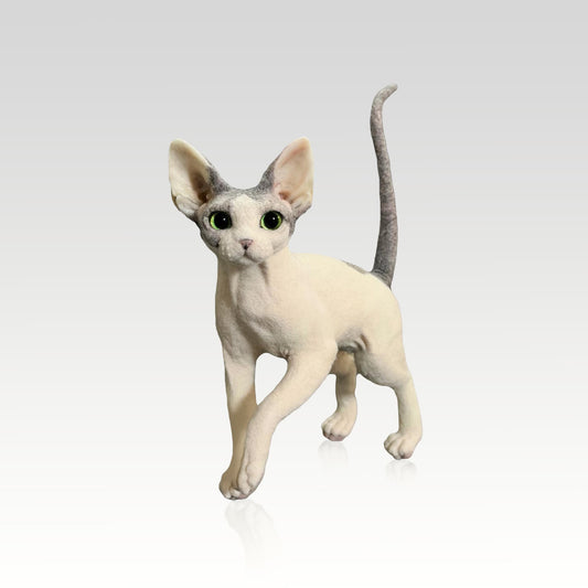 Full Body Figurine-Cat-Canadian Hairless